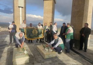حضور خادمیاران کانون مرکزی خدمت رضوی شهرستان شبستر در شهر سیس